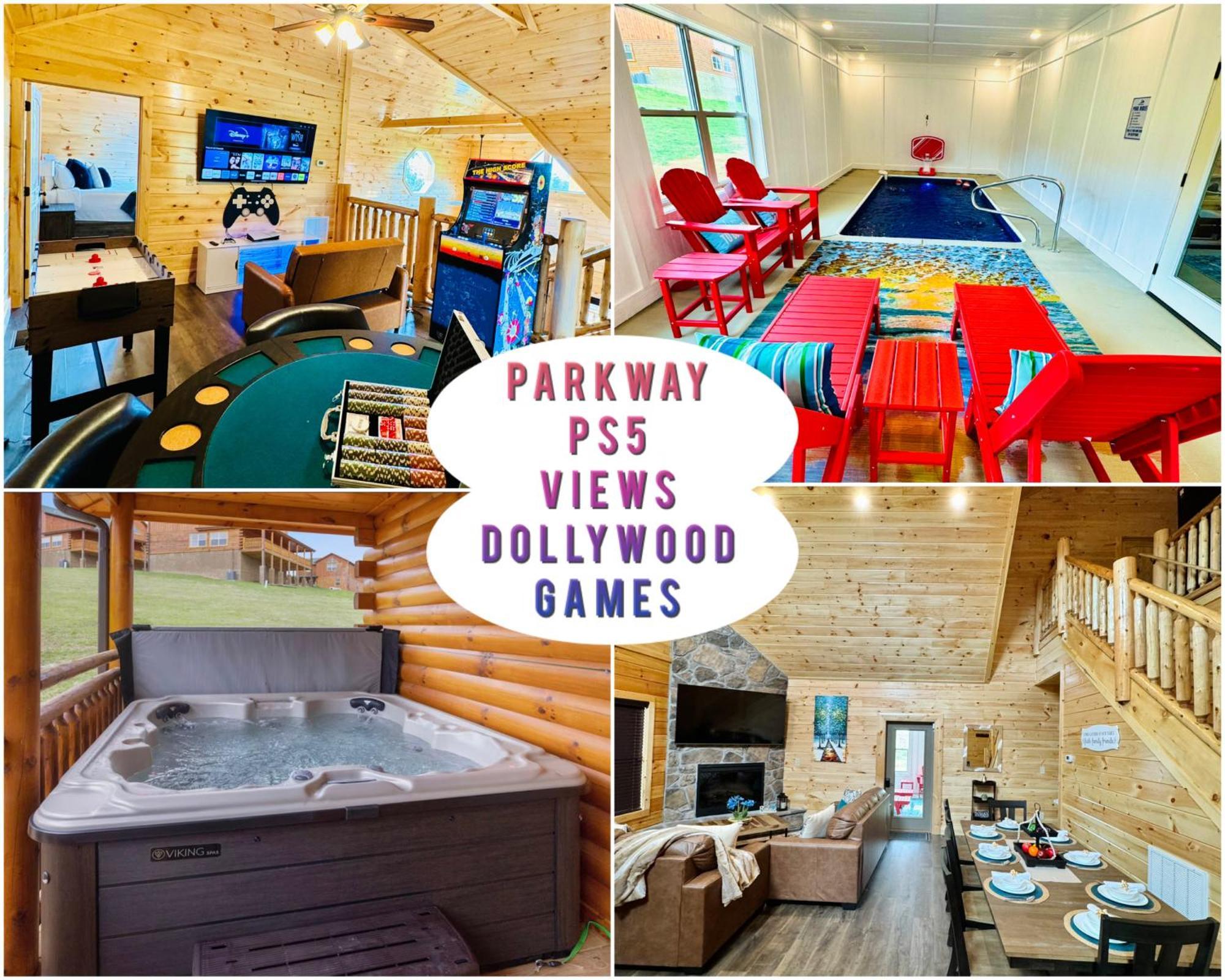 Villa New! Indoor Pool/Ps 5/Hot Tub/Parkway à Pigeon Forge Extérieur photo